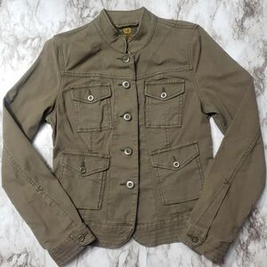 Lucky Brand Olive Utility Jacket Woman's RN-80318
Sz small